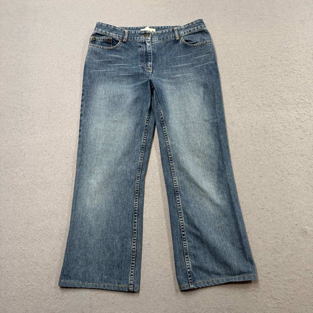 KORS Michael Kors Jeans Women's 6 Blue Denim Straight Leg Medium Wash Cotton USA